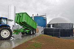 Biogasanlage in Les Herbiers (Frankreich)